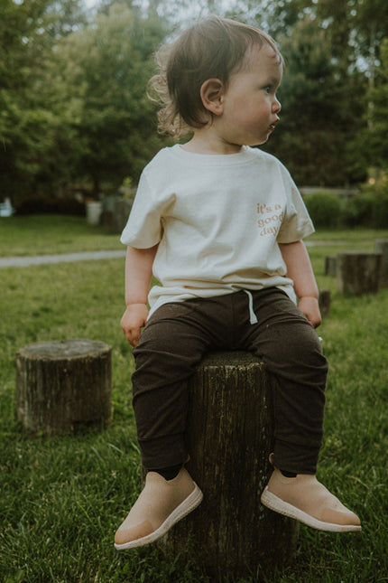 Kids Its a Good Day Tee - Natural Kids Apparel heyfolks 